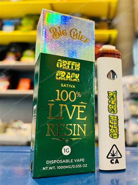 Green Crack [1000mg] Crystal Clear Disposable Live Resin Pen