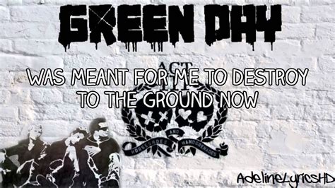 Green Day - Horseshoes and Handgrenades lyrics + Serbian …