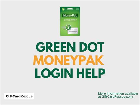 Green Dot MoneyPak Login Help
