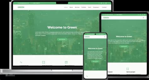Green Free Bootstrap Theme
