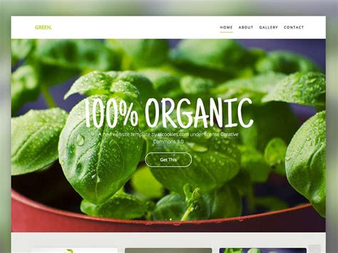 Green Free Html5 Website Template Using Bootstrap Framework Uicookies
