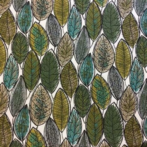 Green Leaves Fabric - Etsy