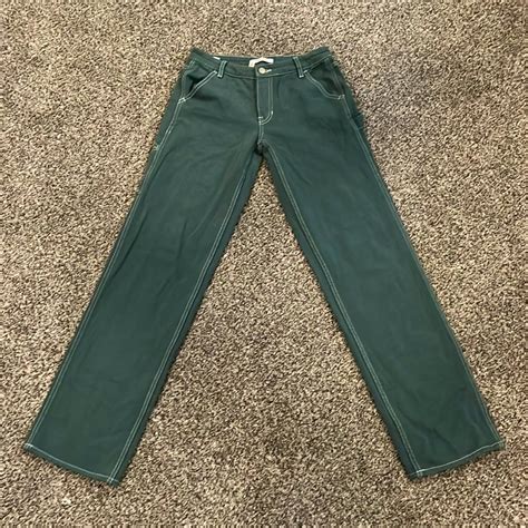 Green Low Rise Jeans - Etsy