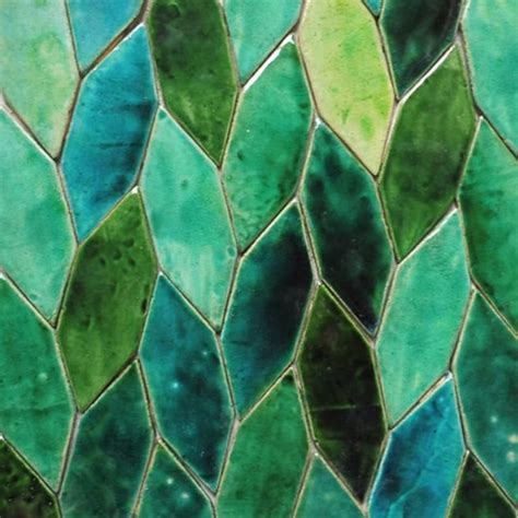 Green Mosaic Tiles - Etsy