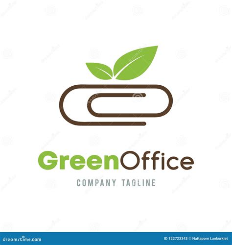 Green Office Business Icons Illustrations & Vectors