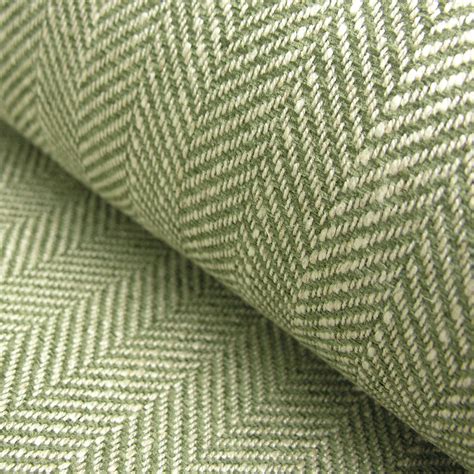 Green Patterned Upholstery Fabric