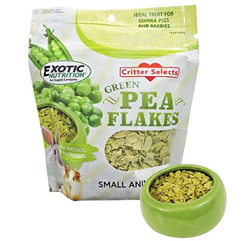 Green Pea Flakes - Healthy Treat for Small Animals