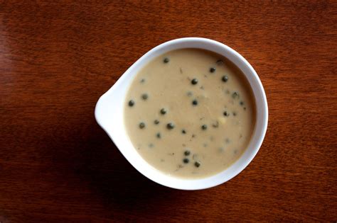 Green Peppercorn Sauce. Get the recipe from …