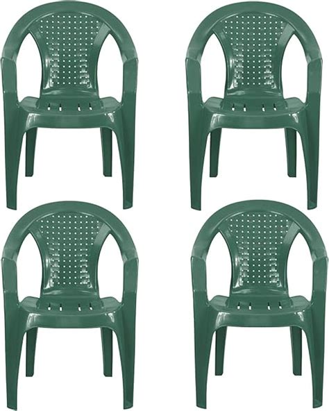 Green Plastic Patio Chairs for sale eBay