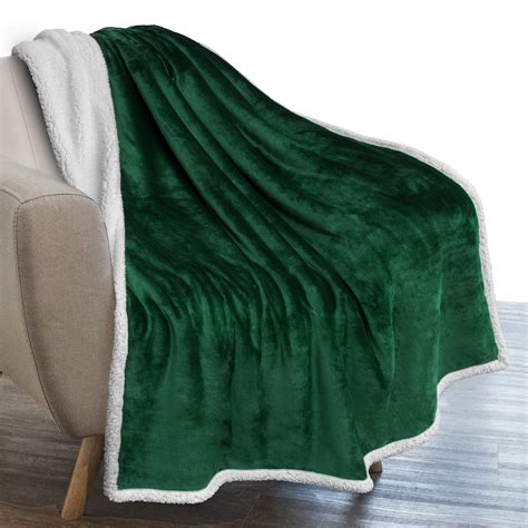 Green Sherpa Throw - Etsy