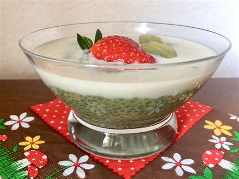 Green Tea Chia Pudding - Sherly´s Kitchen