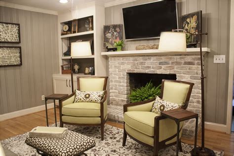 Green Wood Paneling Living Room Ideas