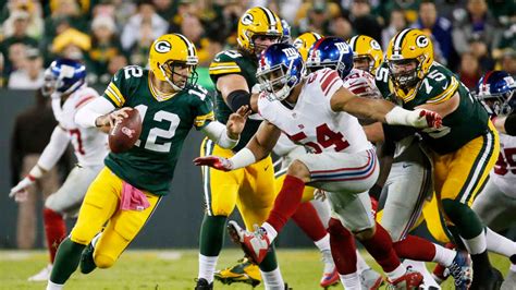 Watch the game highlights from the New York Giants vs. Green Bay Packers from Week 5 of the 2022 NFL season. Watch the San Francisco 49ers vs. the Kansas Chiefs highlights from Super Bowl LVIII on .... Green bay packers vs new york giants match player stats