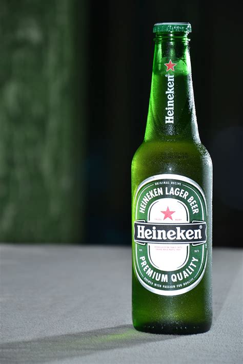 Green bottle beer. The new green bottles have the Grolsch logo marked in the glass and come in a new package. The label is now placed higher at the neck of the bottle, and the bottles contain 10% more beer (now 330ml). The new bottle was introduced through the slogan 'Bier mag weer gezien worden', which translates roughly as, "Beer that is fit to be seen again." 