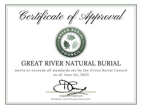 Green burial council.  Learn about Green burial certification, standards and ...