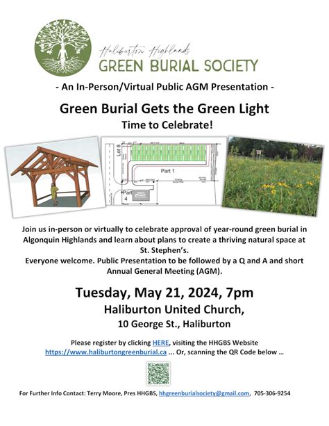 Green burial haliburton.  Instead, council requested presentations from the Ha...