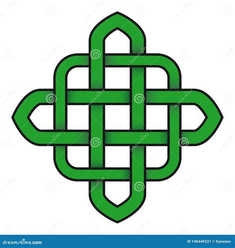 Green celtic knot Stock Vector Image & Art Alamy