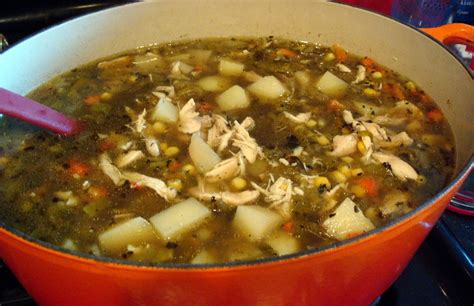 Green chili chicken stew. Feb 3, 2017 · Step 1. Mix chicken, potatoes, salsa, broth, cumin, salt, and pepper in slow cooker. Cover and cook until chicken shreds easily with a fork and sweet potatoes are tender, about 4 hours on high or ... 