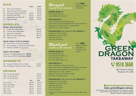 Green dragon restaurant eagle rock menu. Menu for Eagle Rock Green Dragon provided by Allmenus.com. DISCLAIMER: Information shown may not reflect recent changes. Check with this restaurant for current pricing and menu information. 