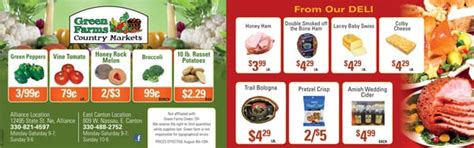 Green farms alliance weekly ad. Alliance Weekly Ad Specials Prices valid May12th-18th while supplies last ⏰Monday- Saturday: 9am-7pm Sunday - 9am-6pm FRESH PRODUCE Red or Green Seedless Grapes-.79lb Vidalia Onions -... 