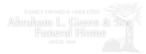 Green funeral obituaries.  The Abraham L.  Green Funeral Home, Red Oak.  S...