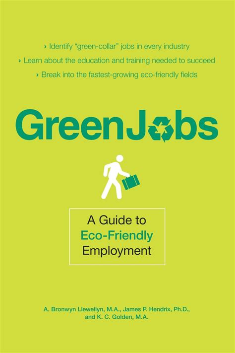 Green jobs a guide to eco friendly employment. - Land rover freelander service manual 60 plate.