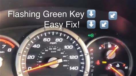 Green key light blinking on dashboard. Things To Know About Green key light blinking on dashboard. 