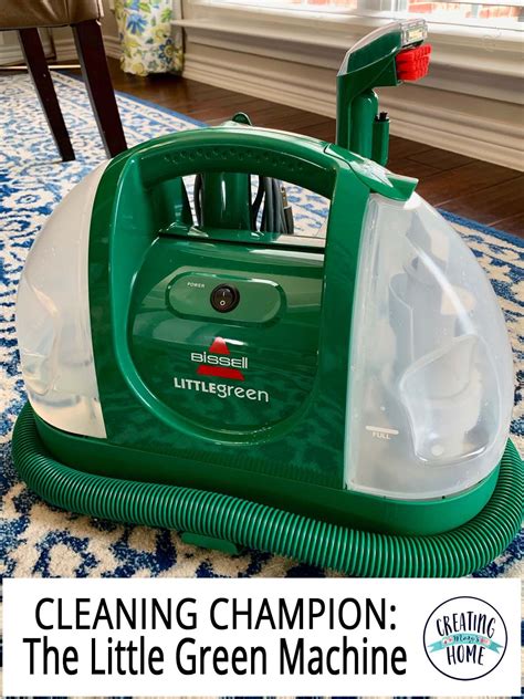 Green machine cleaner. Jul 10, 2023 · Several Included Tools and Cleaning Solution . Each Little Green comes with a HydroRinse self-cleaning hose tool designed to clean out the machine’s hose after every use, a 3-inch Tough Stain Tool that sprays and suctions out hard-to-treat messes, and a trial-size bottle of Spot & Stain with Febreze Freshness. 