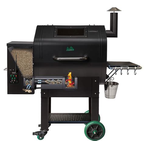  Green Mountain Grills Jim Bowie Prime Plus Wifi Pellet Grill GMG Smart Control, App Enabled Keep Warm Mode Includes 2 Meat Probes Collapsible Front Shelf and Interior Grill Light 658 Sq. In. of Cooking Surface 