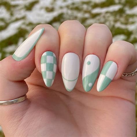 Jan 8, 2023 - Green nails inspo. See more ideas about green nails, nails, gel nails. . 
