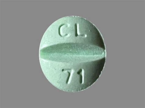 Green pill cl 71. Pill Imprint CL 410. This green elliptical / oval pill with imprint CL 410 on it has been identified as: Cinacalcet 30 mg. This medicine is known as cinacalcet. It is available as a prescription only medicine and is commonly used for Hypercalcemia of Malignancy, Primary Hyperparathyroidism, Secondary Hyperparathyroidism. 1 / 2. 