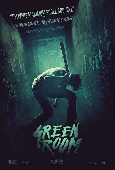 Green room horror. The new thriller Green Room is playing in limited release in nine cities (it goes nationwide on Friday), but amid all the horror in the film involving Neo Nazis and savage attack dogs and box ... 