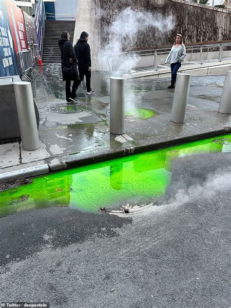 Green slime nyc. Nov 4, 2023 · Lauren Edmonds The green substance appeared in New York City this week. Maria Noyen/Insider Footage of green sludge bubbling near a sewer in New York City gained traction on social media.... 