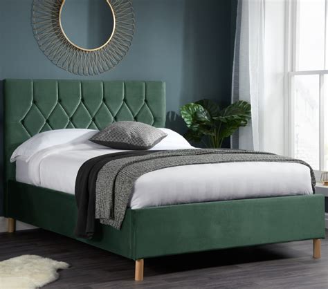 Green velvet bed. Birlea Clover 5ft King Size Dark Green Velvet Fabric Bed Frame FOR SALE. 20% OFF. FREE NEXT DAY DELIVERY. Call us NOW on 0141 892 0308. 