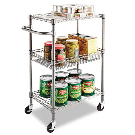 Green wired rolling cart from World Market - myamericanmeat.com