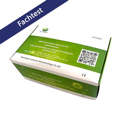 Green-Spring SARS-CoV-2-Antigen-Schnelltest-Set 25 Stück Box