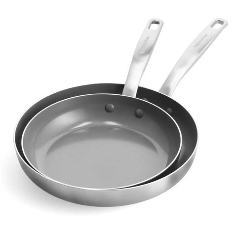 GreenPan Chatham - Tri-Ply Stainless Steel Healthy C Silver 8