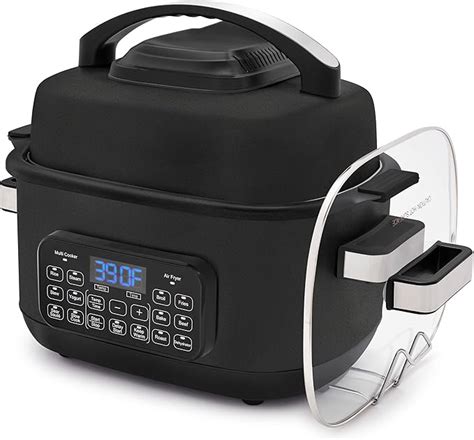 GreenPan Matte Black 13-in-1 Air Fryer Slow Cooker & Grill