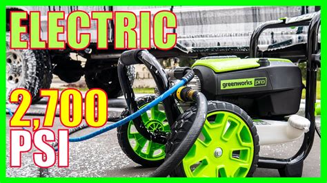 GreenWorks Pro Pressure Washer Review 2700psi vs 3000psi - YouTube