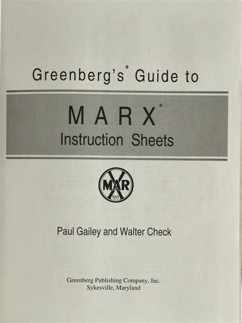 Greenbergs guide to marx instruction sheets. - Principles of highway engineering and traffic analysis solutions manual.