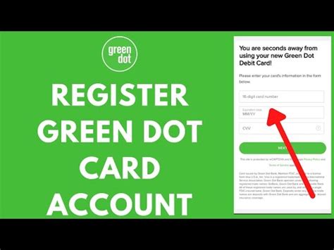 Greendot.com register login. Contact Green Dot Bank by calling (866) 795-7597 or the number on the back of your Card, by mail at P.O. Box 1070, West Chester, OH 45071, or visit greendot.com. For general information about prepaid accounts, visit cpfb.gov/prepaid. . 
