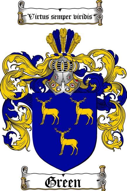 Greene Family Crest, Coat of Arms & Greene Name Origin