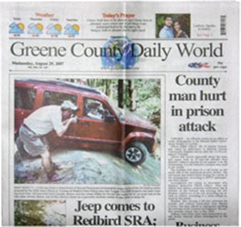 Greene county daily world indiana. Things To Know About Greene county daily world indiana. 