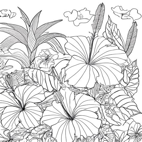 Greenery Coloring Pages Coloring Pages