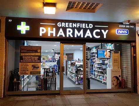 Greenfield pharmacy. Greenfield Pharmacy is a community pharmacy that has been serving our clients for the last thirty years. We have always used state-of-the-art equipment, and offered top-notch customer service. BBB Rating A+. BBB Rating and Accreditation information may be delayed up to a week. 