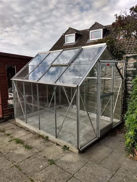 Greenhouse 8ft x6ft x6ft free to a good home. - gumtree.com