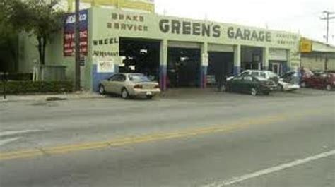 Greens garage. Here you will find information on BMW repair services offered by Green's Garage in Miami, Fl. Miami Auto Repair . 552 reviews . Mon - Fri: 8:00 AM - 6:00 PM. 2221 SW 32nd Ave., Miami, FL 33145 (305) 575-2389. Schedule Service. Toggle Menu. Home; Visual Inspection; Services. AC Service and Repair; Brake Service and Repair; 