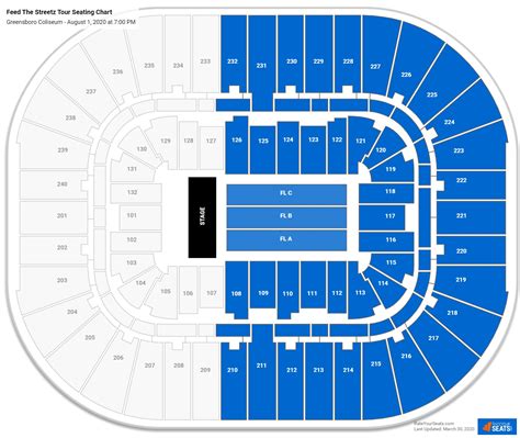 Greensboro Coliseum Interactive Seating Chart