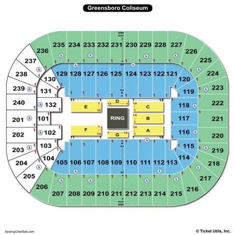 Greensboro coliseum seating chart view. Interactive Seating Chart. Upper Level Side (Basketball) - Located on the upper level along the sidelines, the upper level side sections at Greensboro Coliseum provide an above-average, elevated view of the game. You'll be located near the middle of the court, so it's easy to catch the action on both sides. 