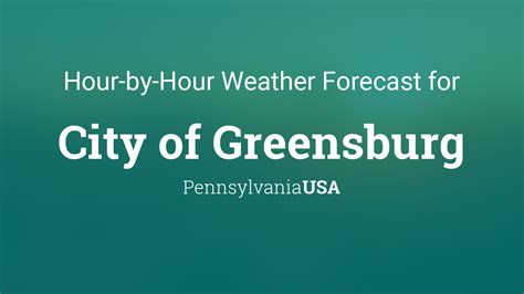 Greensburg pa weather hourly. Things To Know About Greensburg pa weather hourly. 